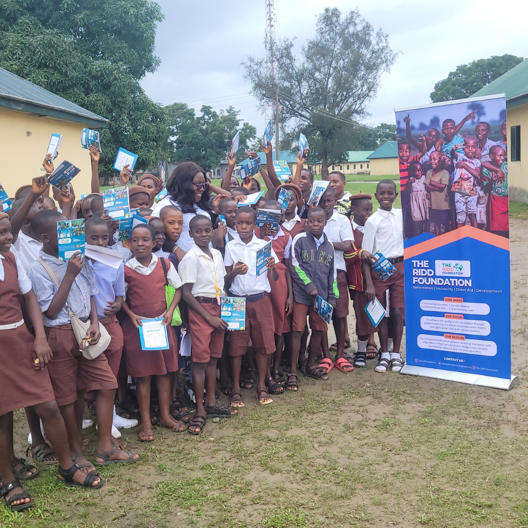 Outreach with young people in Egweama